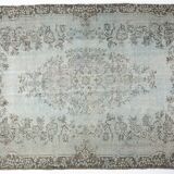 Vintage Turish Aqua Blue Rug sku-v952