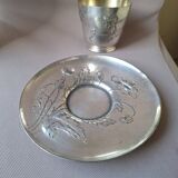 Gallia/Christofle silver-plated mug