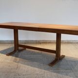Table basse extensible en bois courbé vintage par Drevopodnik Holesov, 70's