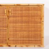 Buffet en bambou et rotin, 1990