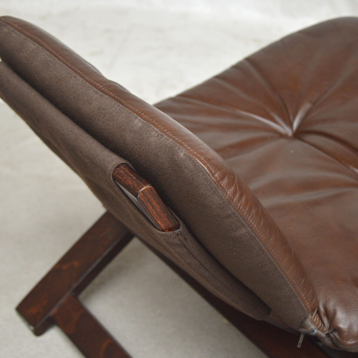 Kroken Nelo leather armchair, 1960