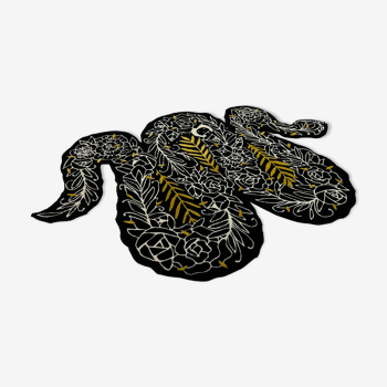 Ikea Art Event 2019 Snake Rug by Supakitch