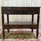 Dessert / Console in mahogany and marble in the Louis XVI style.