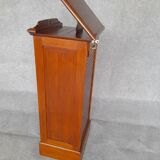 Filing cabinet with curtain and art nouveau desk
