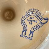 Old Compote Dish Terre de Fer Franco-British Company Sordoillet Cot