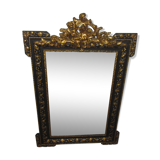 Old mirror with pediment