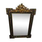Old mirror with pediment