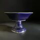 Vintage footed cup bareuther bavaria, cobalt and gold porcelain, 1st year.