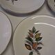 Set of 6 flat plates from Digoin Sarreguemines in good condition.