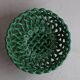 Ceramic basket / Green openwork bowl – Pichon Uzès