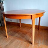 Danish extendable round table 1960