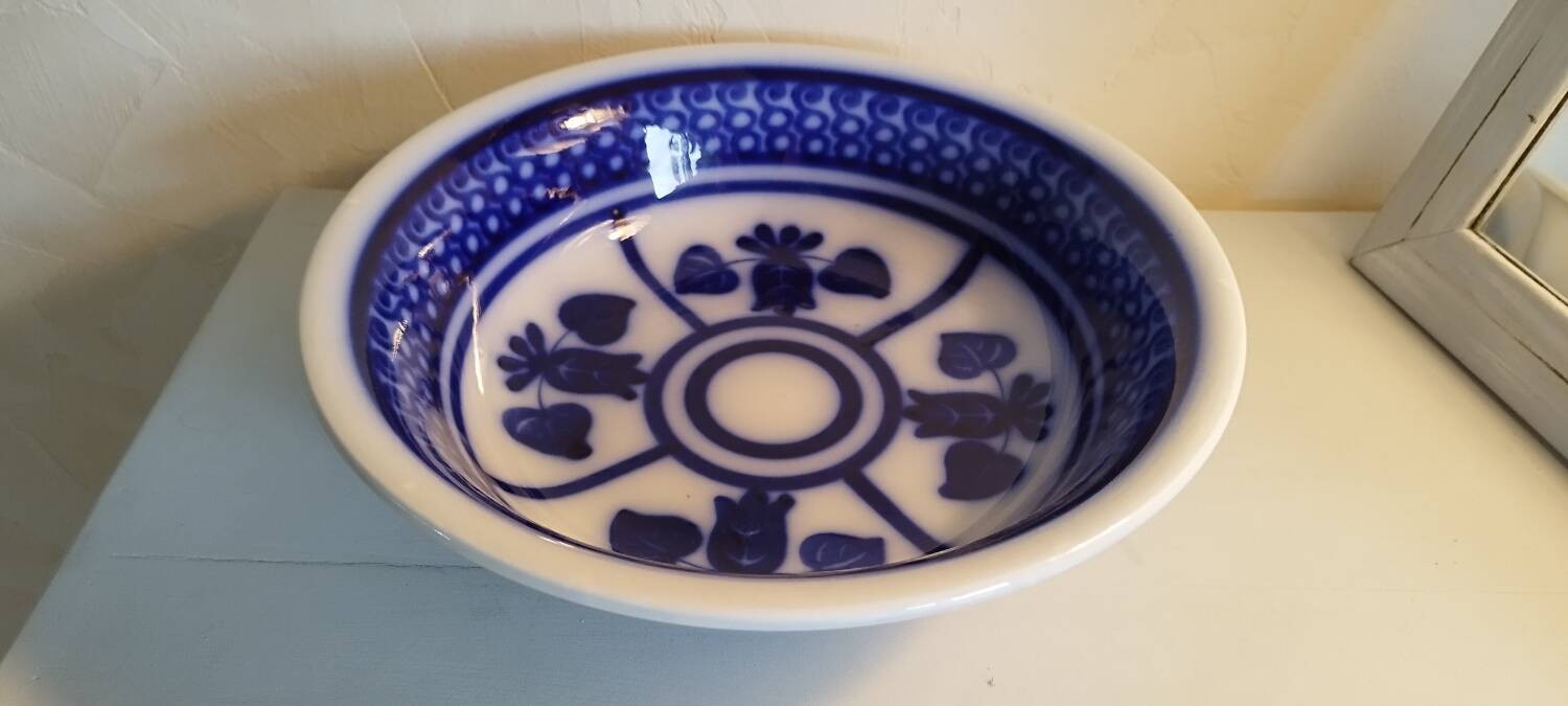 Saladier Bleu Sarreguemines