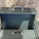 Vintage green metal industrial desk – 1950s