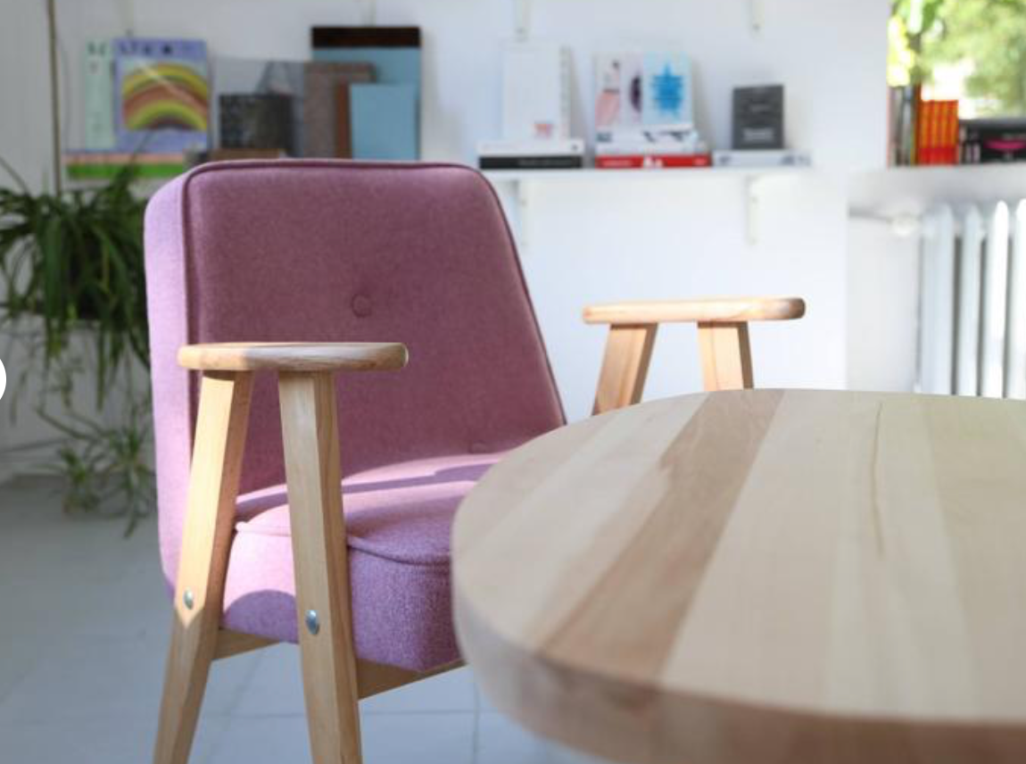 Original polish mid-century 366 chair designed in 1962 by Józef Chierowski. PERSONALIZATION