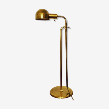 1970s adjustable BOLA brass floor or table lamp by Florian Schulz
