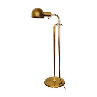 1970s adjustable BOLA brass floor or table lamp by Florian Schulz