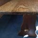 Vintage refectory table in solid oak