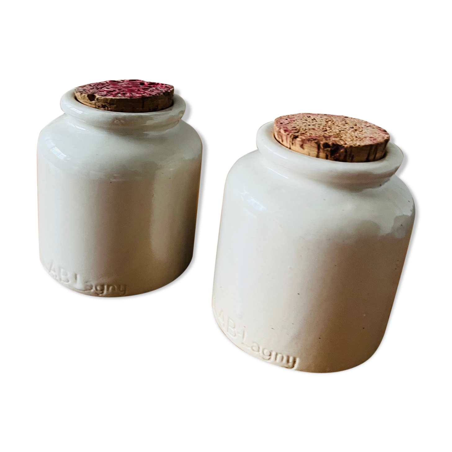 Ancient sandstone mustard pots