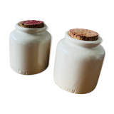 Ancient sandstone mustard pots