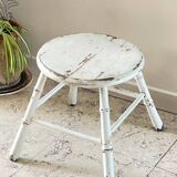 old bamboo style stool