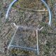 Vintage designer chair in plexiglass and chrome 1980