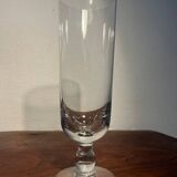 Baccarat Diabolo-style champagne flutes