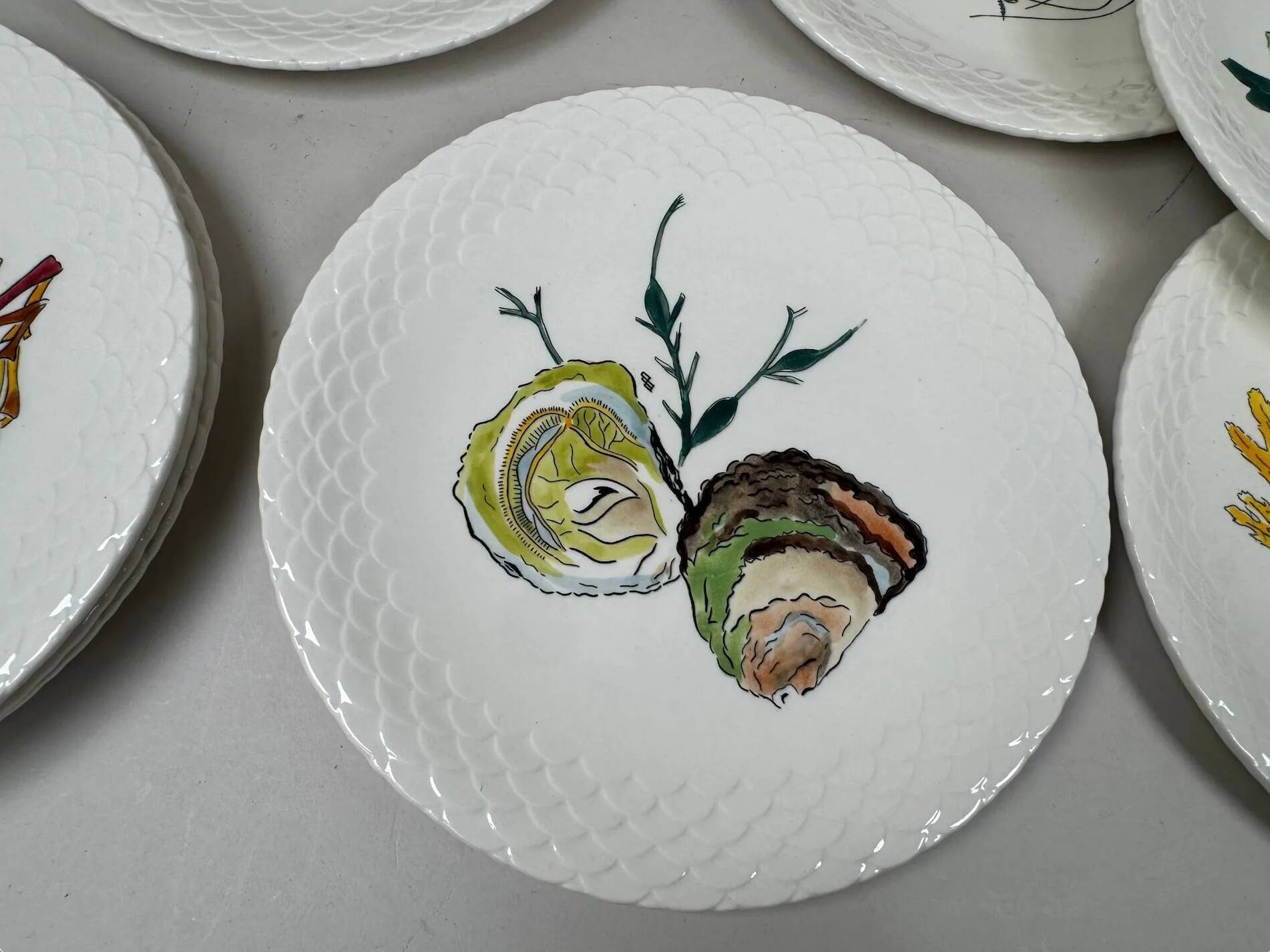 Gien Service de table modèle "Grands Crustacés"