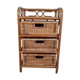 Dresser in rattan