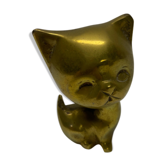 Brass cat