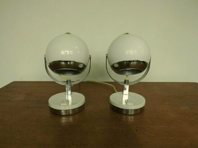 Pair of lamps Eyeball years 70