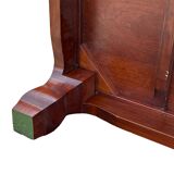 table in natural varnished quince wood