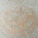 Moroccan brass tray