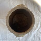 Glazed stoneware pot