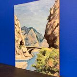 Oil on signed panel