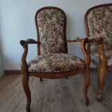 Voltaire style sofa armchair set