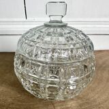 Former Portieux crystal sugar bowl