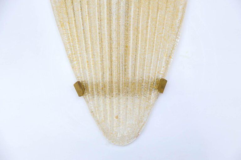 Pair of wall light  in Murano glass