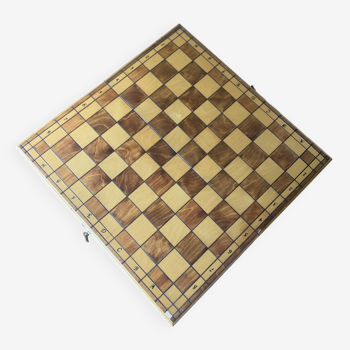 Wooden chess table