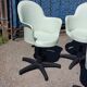 3 Gogo office chairs – Marcello Ziliani for Sintesi – Italy 1980s