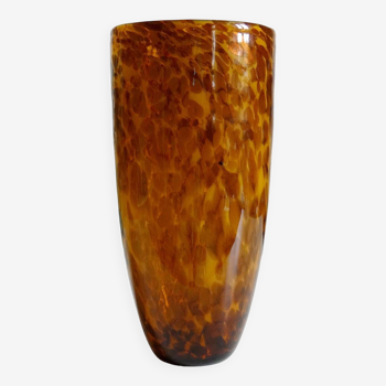 Vintage glass paste vase