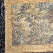 Tapisserie murale forêt XXème style Aubusson