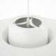 White verona lamp by svend middelboe for nordisk solar