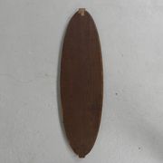 Oval gold mirror with faceted edge, 1950s