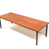 Large vintage rectangular coffee table made in the 1960s