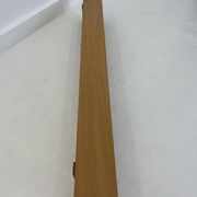 Large floating wall shelf in teak attributed to Walter Wirtz for Wilhe.