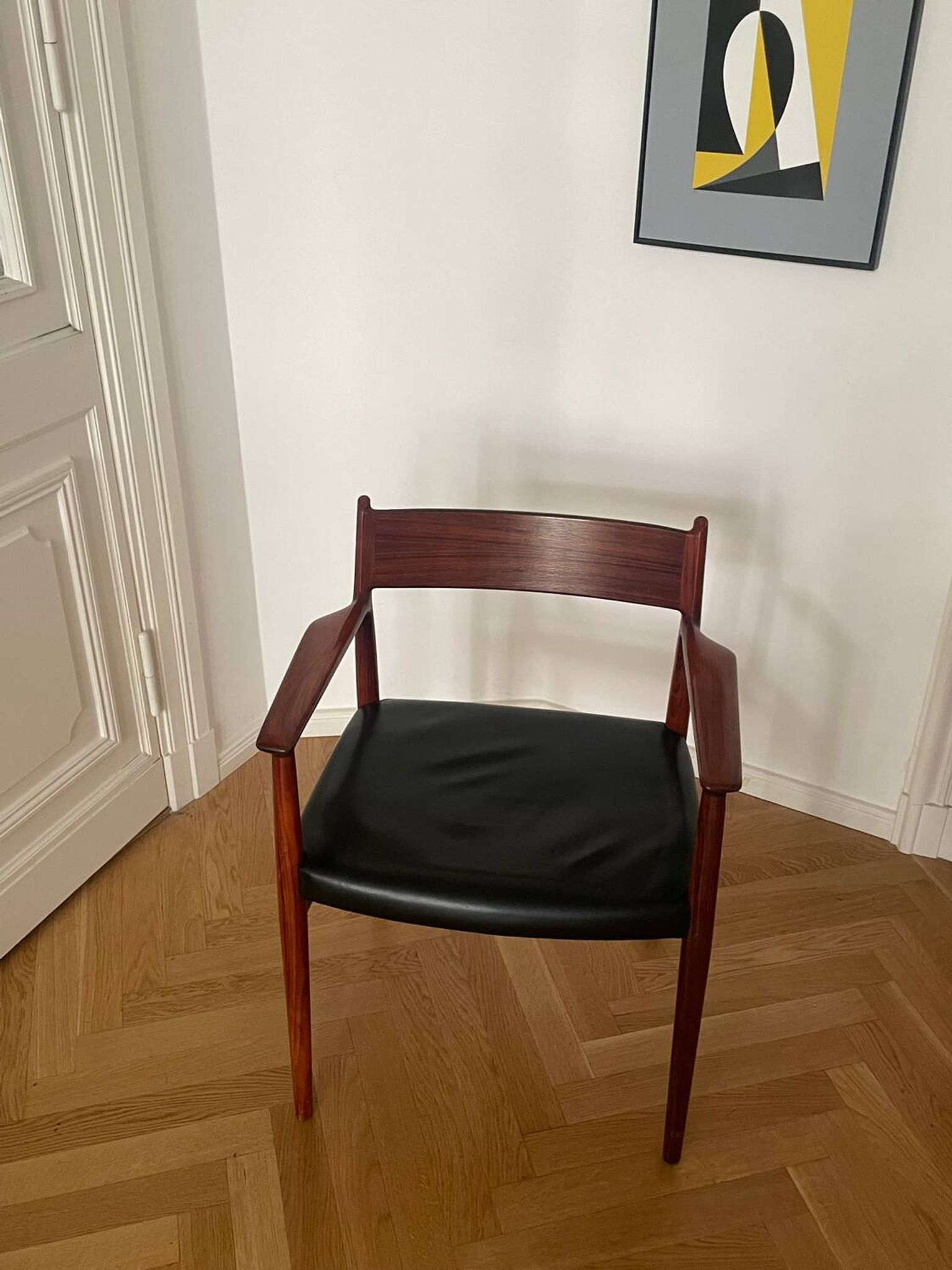 Fauteuil Arne Vodder en palissandre par Sibast 1960