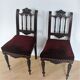 Pair of chairs from the 19th century