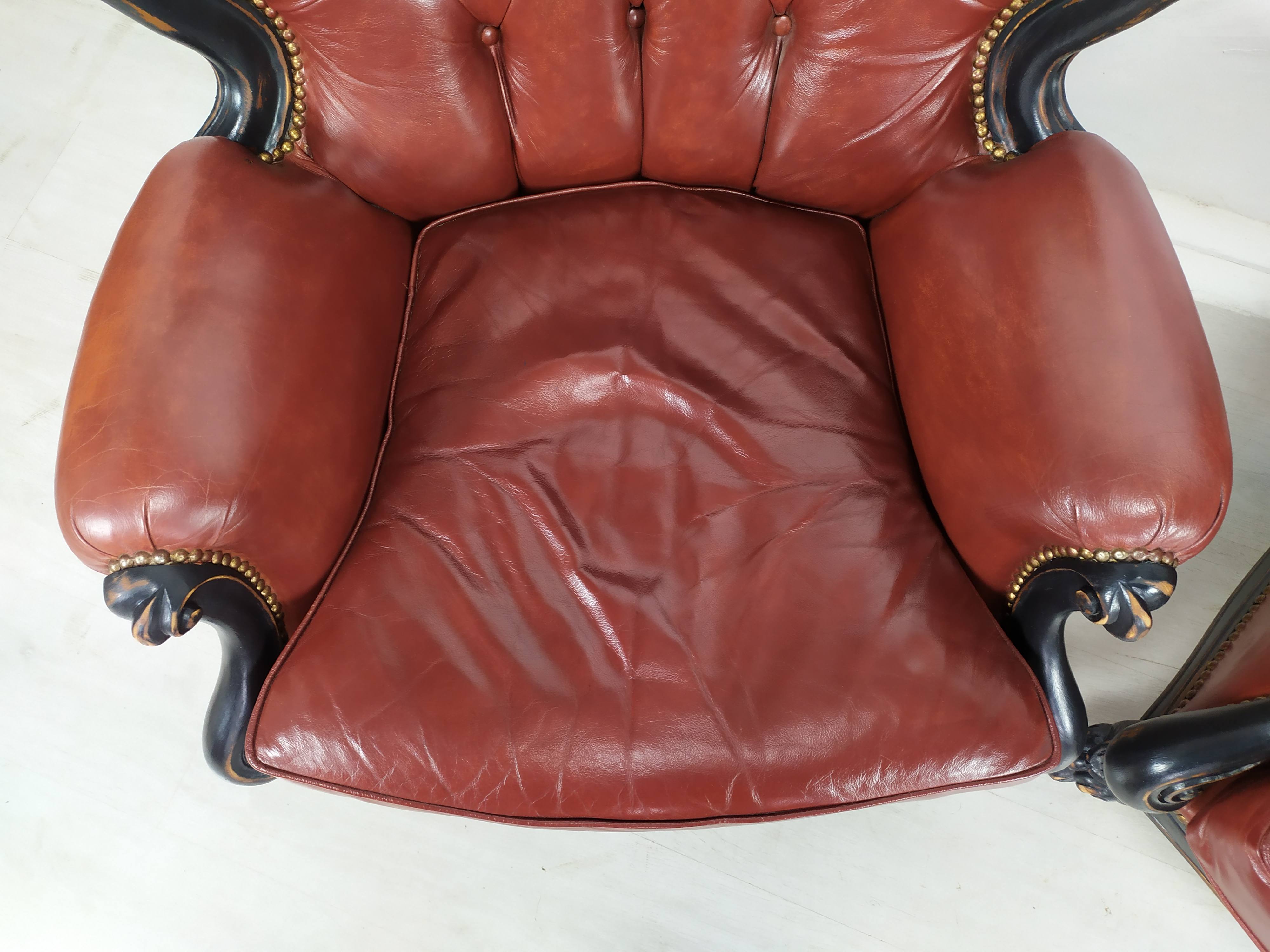 Salon Chesterfield burgundy