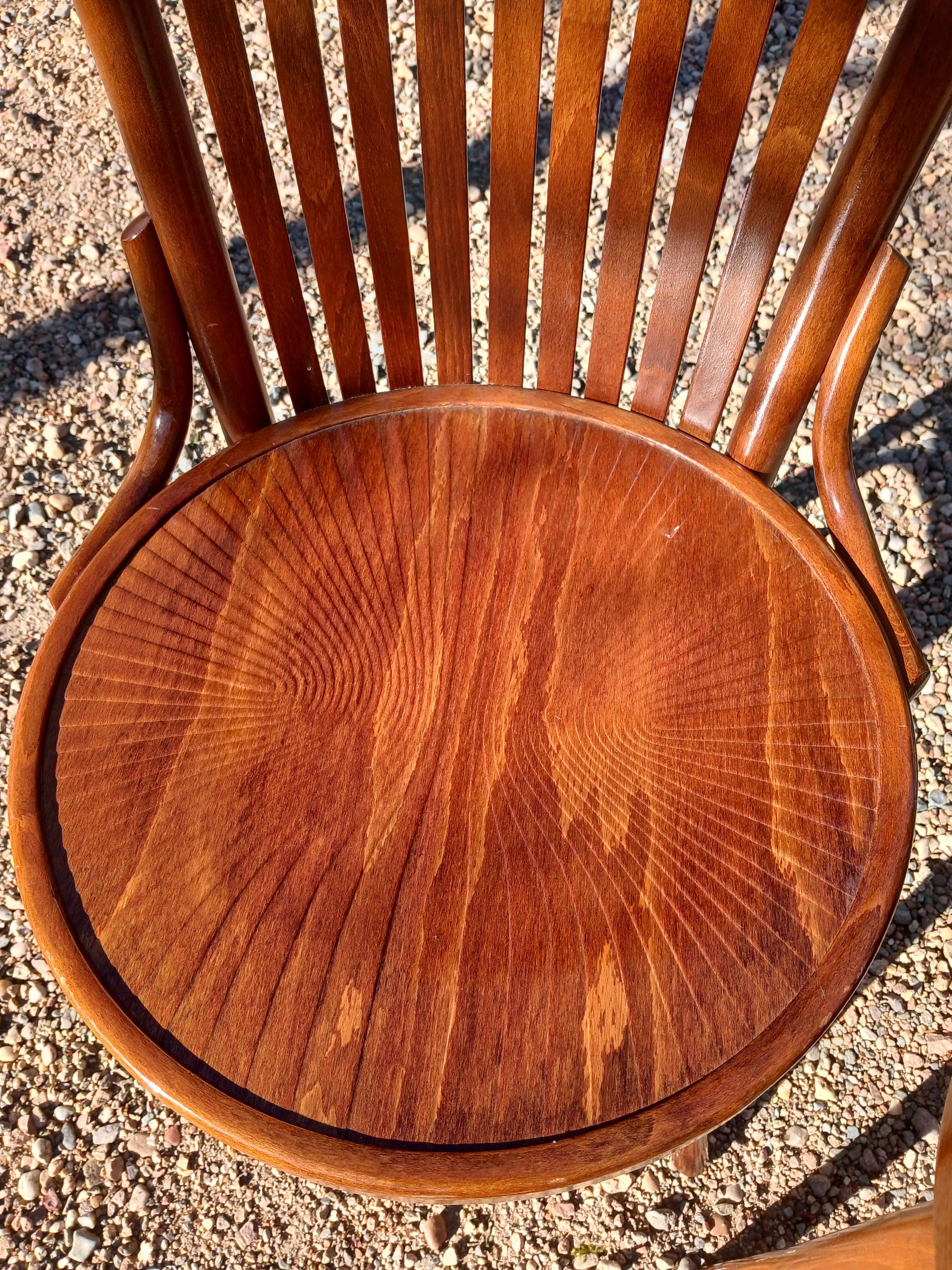 2 Thonet style bistro chairs