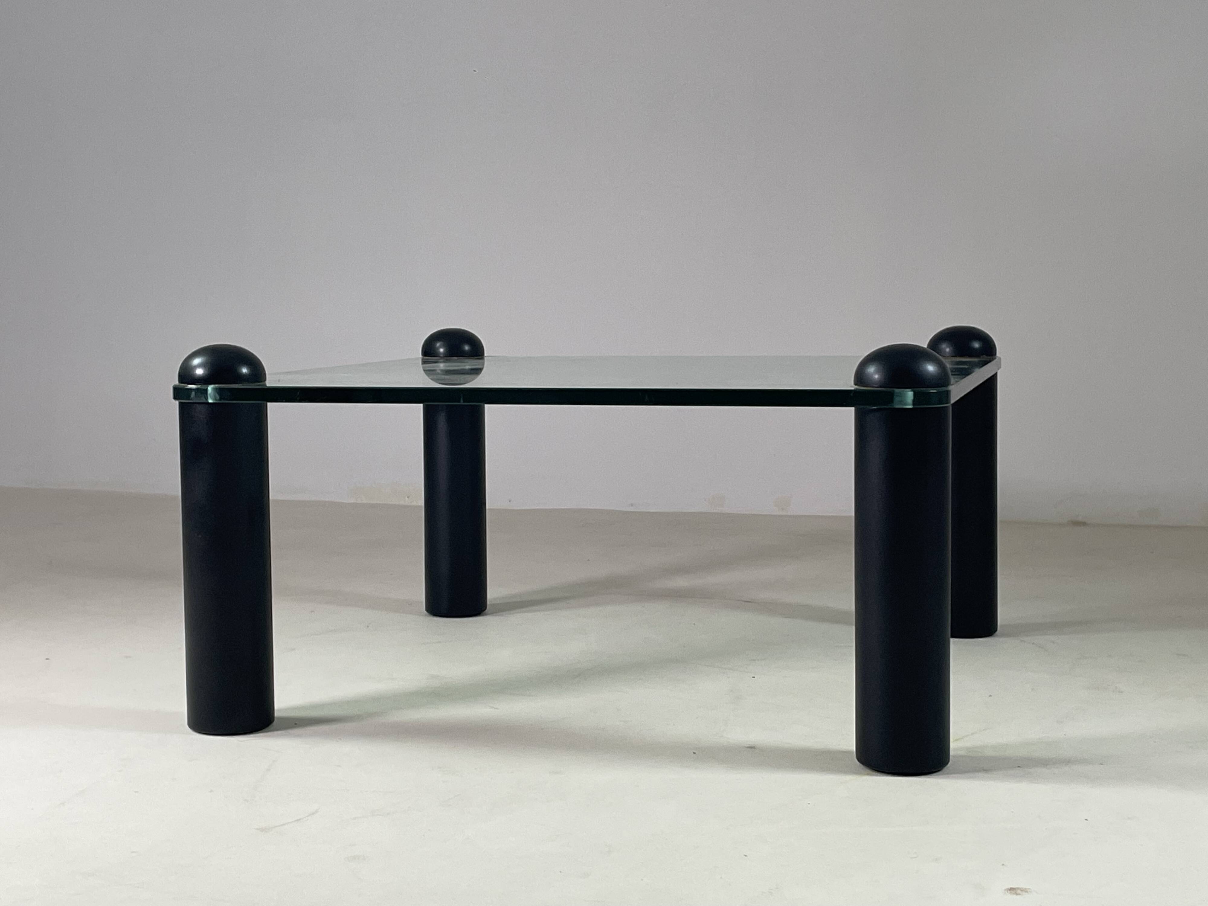 Vintage Ligne Roset coffee table, 1980s